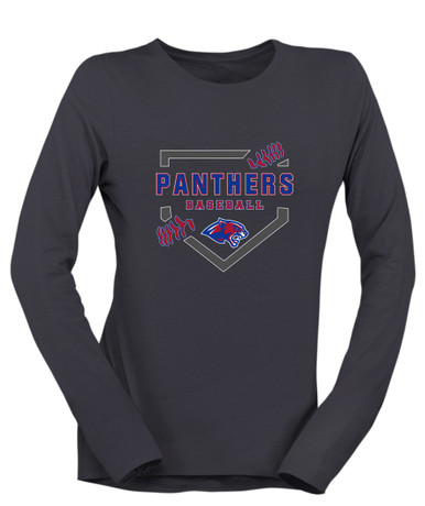 Bullard Panthers Baseball #2 Women's LS T-Shirt