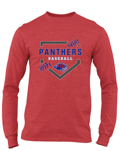 Bullard Panthers Baseball #2 Men's LS T-Shirt