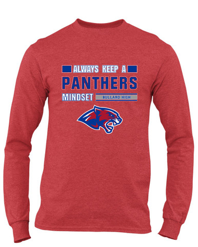 Bullard Panthers Mindset Men's LS T-Shirt
