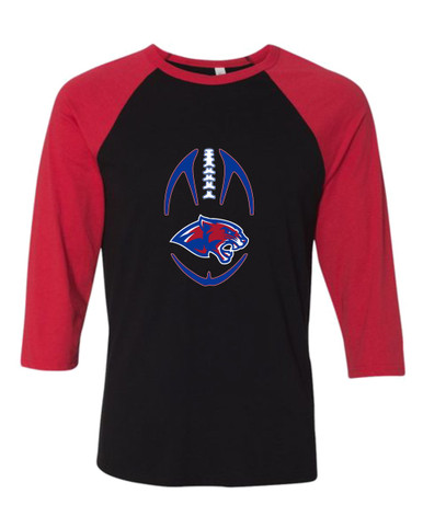 Bullard Panthers Football #4 Women's Baseball T-Shirt