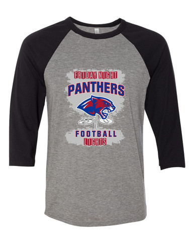 Bullard Panthers Football #6 Men's Baseball T-Shirt