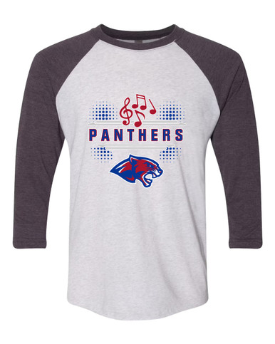 Bullard Panthers Band # 3 Men's Baseball T-Shirt