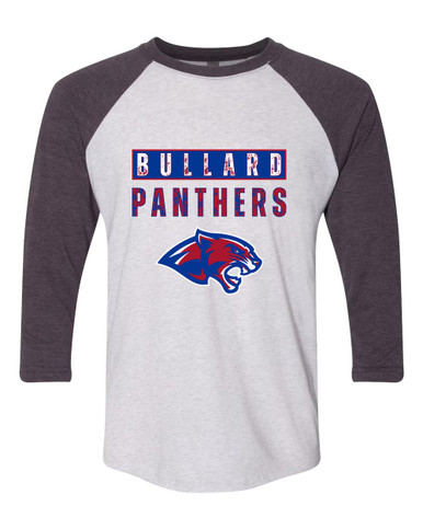 Bullard Panthers Mascot #9 Women's Baseball T-Shirt
