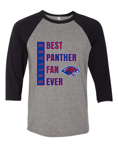 Bullard Panthers Best Panther Fan Women's Baseball T-Shirt
