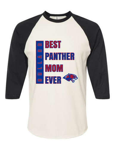 Bullard Panthers Best Panther Mom Women's Baseball T-Shirt