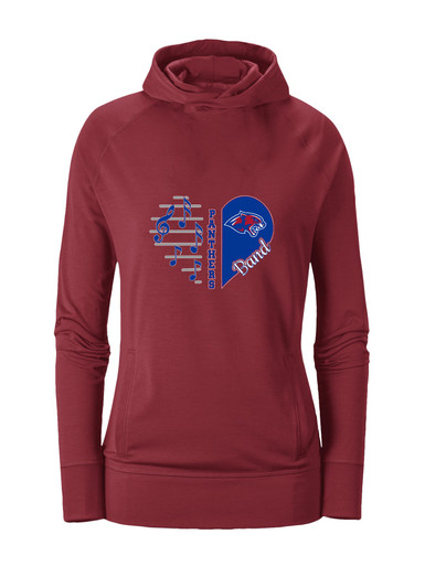 Bullard Panthers Heart Band Women's Hoodie