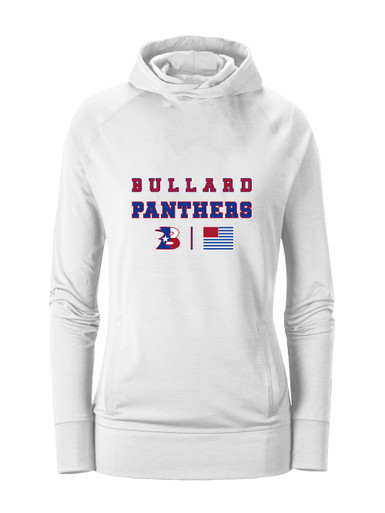 Bullard Panthers B Script Spirit Flag Women's Hoodie