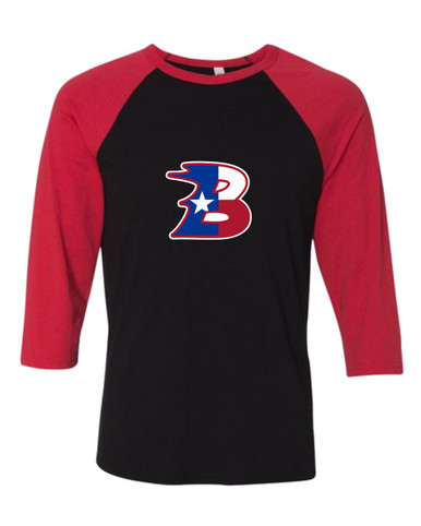 Bullard Panthers B Script Mascot #1 Women's Baseball T-Shirt