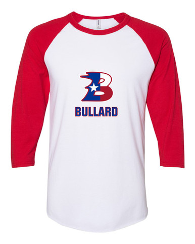Bullard Panthers B Script Mascot #2 Women's Baseball T-Shirt