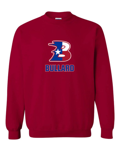 Bullard Panthers B Script Mascot #2 Men's Sweatshirt