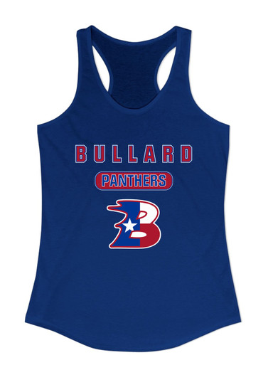 Bullard Panthers B Script Mascot #3 Women's Tank Top