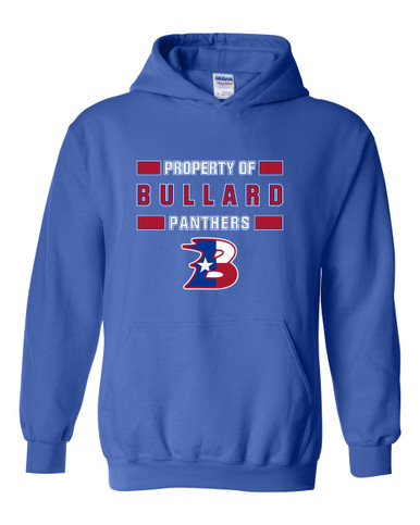 Bullard Panthers B Script Property Of Men's Hoodie