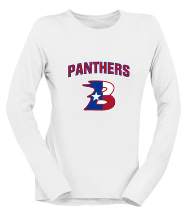 Bullard Panthers B Script Mascot #6 Women's Premium LS T-Shirt