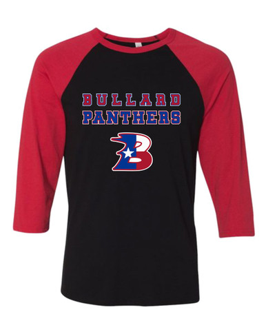 Bullard Panthers B Script Spirit Women's Baseball T-Shirt