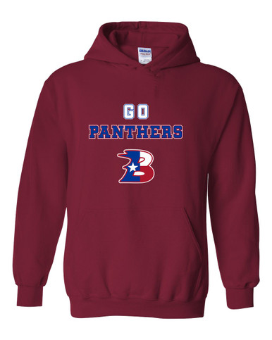 Bullard Panthers B Script Go Team Men's Hoodie