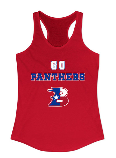 Bullard Panthers B Script Go Team Women's Tank Top