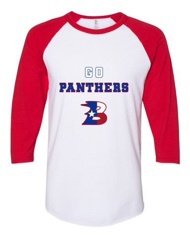 Bullard Panthers B Script Go Team Women's Baseball T-Shirt