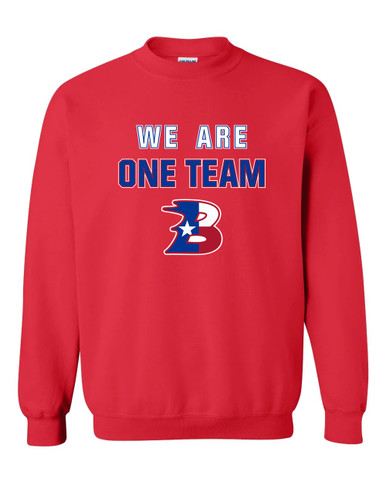 Bullard Panthers B Script We Are One Team Men's Sweatshirt