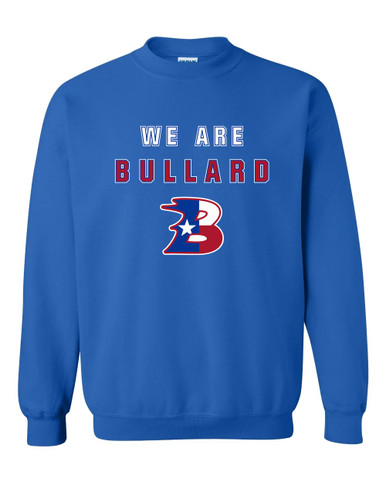 Bullard Panthers B Script We Are Men's Sweatshirt