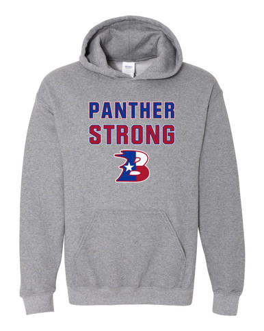 Bullard Panthers B Script Strong #2 Men's Hoodie