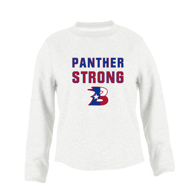 Bullard Panthers B Script Strong #2 Women's Sweatshirt