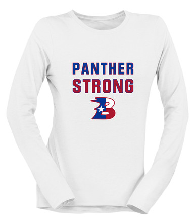 Bullard Panthers B Script Strong #2 Women's LS T-Shirt