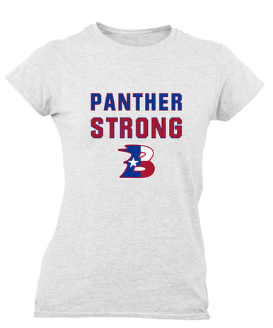 Bullard Panthers B Script Strong #2 Women's SS T-Shirt