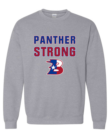 Bullard Panthers B Script Strong #2 Men's Sweatshirt
