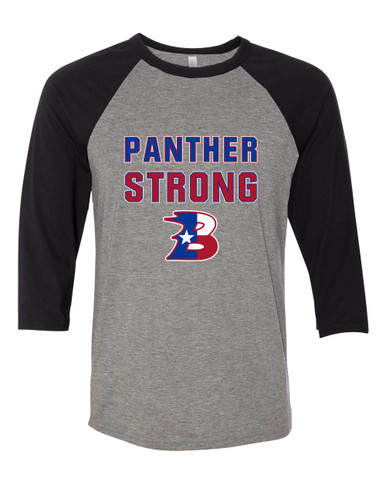 Bullard Panthers B Script Strong #2 Men's Baseball T-Shirt