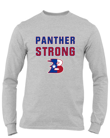 Bullard Panthers B Script Strong #2 Men's LS T-Shirt