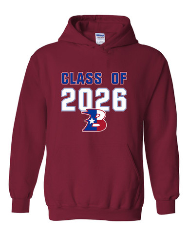Bullard Panthers B Script Class of 2026 Men's Hoodie