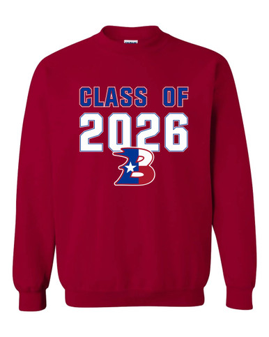 Bullard Panthers B Script Class of 2026 Men's Sweatshirt