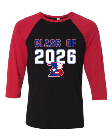 Bullard Panthers B Script Class of 2026 Men's Baseball T-Shirt