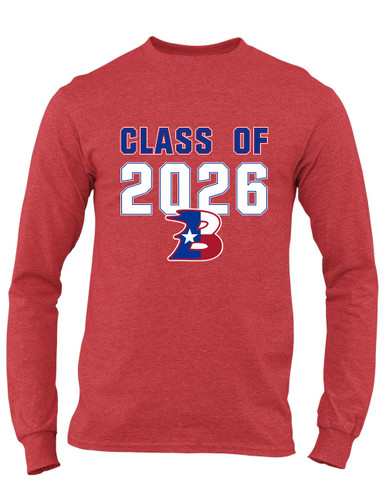 Bullard Panthers B Script Class of 2026 Men's LS T-Shirt