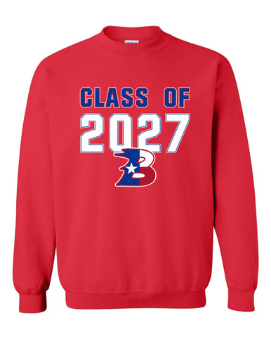 Bullard Panthers B Script Class of 2027 Men's Sweatshirt