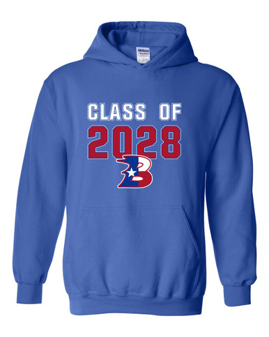 Bullard Panthers B Script Class of 2028 Men's Hoodie