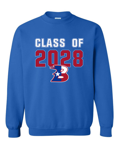 Bullard Panthers B Script Class of 2028 Men's Sweatshirt