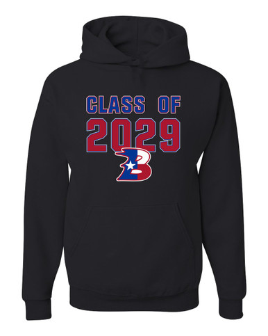 Bullard Panthers B Script Class of 2029 Men's Premium Hoodie