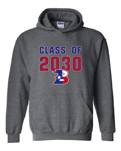 Bullard Panthers B Script Class of 2030 Men's Hoodie