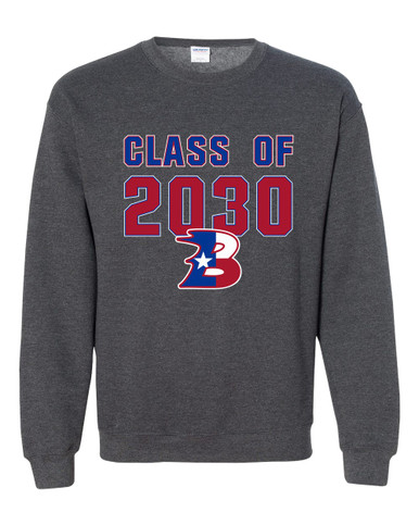 Bullard Panthers B Script Class of 2030 Men's Sweatshirt