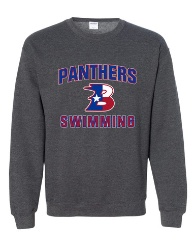 Bullard Panthers B Script Swimming Men's Sweatshirt