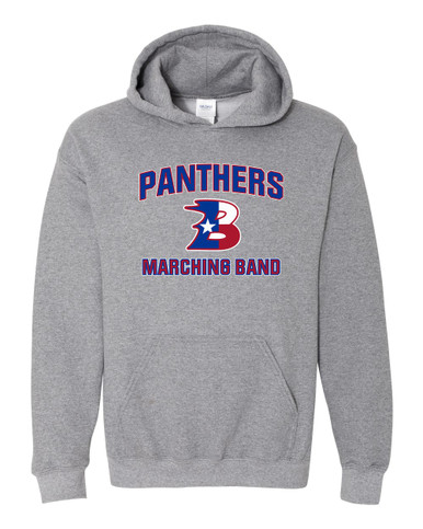 Bullard Panthers B Script Marching Band Men's Hoodie