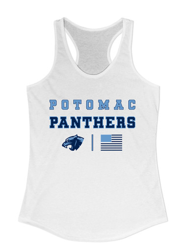 Potomac Panthers Spirit Flag Women's Tank Top