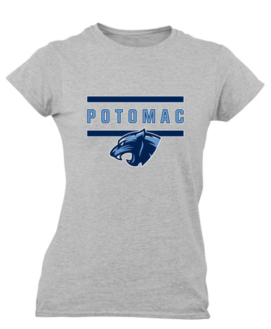 Potomac Panthers Mascot #4 Women's SS T-Shirt