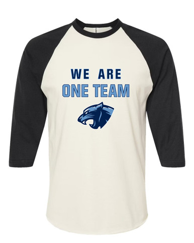 Potomac Panthers We Are One Team Women's Baseball T-Shirt