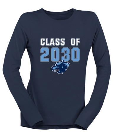 Potomac Panthers Class of 2030 Women's LS T-Shirt