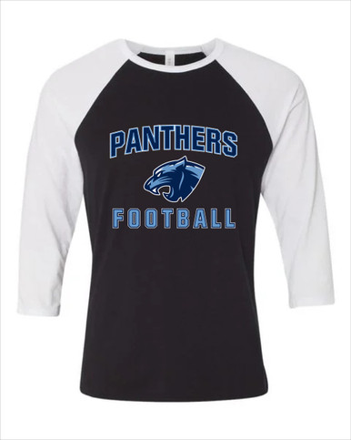 Potomac Panthers Football #1 Women's Baseball T-Shirt