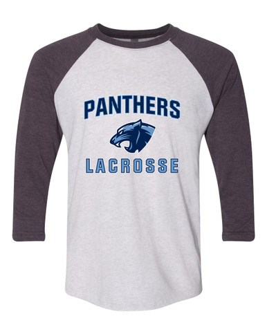 Potomac Panthers Lacrosse Men's Baseball T-Shirt