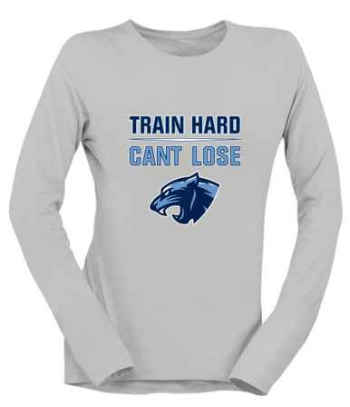 Potomac Panthers Train Hard, Can't Lose Women's Premium LS T-Shirt
