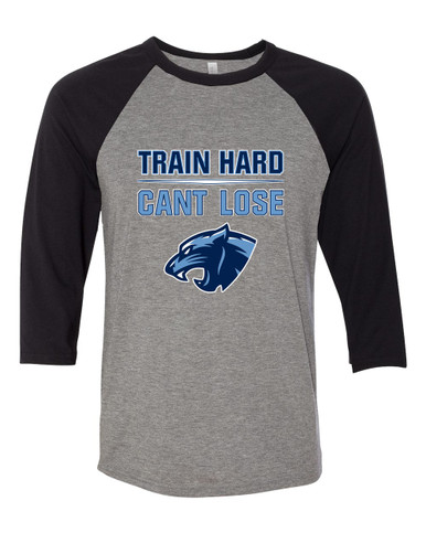 Potomac Panthers Train Hard, Can't Lose Women's Baseball T-Shirt